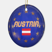 オーストリアEUセラミックオーナメント セラミックオーナメント (左)