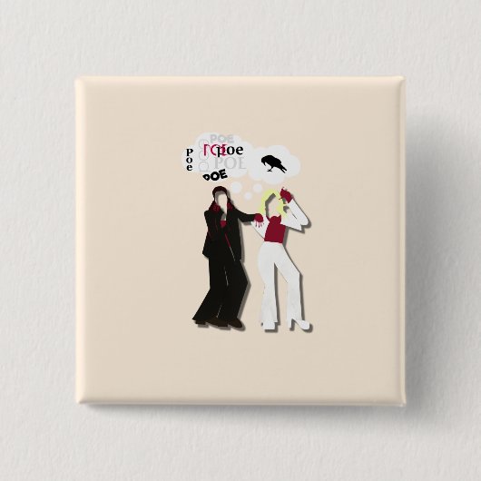 オーストリアeurovision edgar allan poeボタン 缶バッジ (正面)