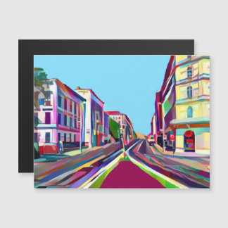 オーストリアMagnetic Card, Roadway in Viena