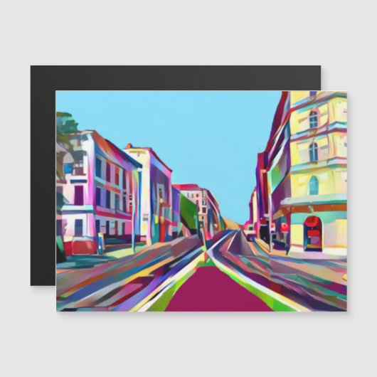 オーストリアMagnetic Card, Roadway in Viena (正面/裏面)