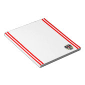 オーストリストライプア国旗 ノートパッド (アングル)