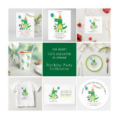 オースナップキュートアリゲーターインスワンプ子供の誕生日 招待状