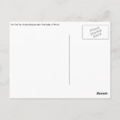 「オース保ンに風変わりある」 ポストカード (裏面)