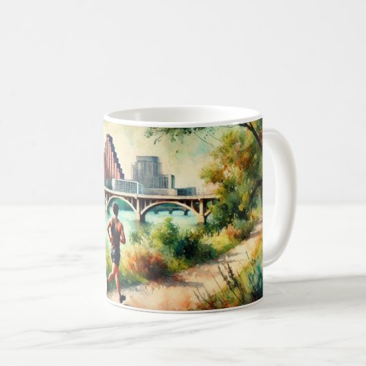 オース走ン・テキサス州 コーヒーマグカップ (正面右)