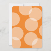 オーズおもしろい紙吹雪ファースト誕生日パーティー招待状 招待状 (裏面)