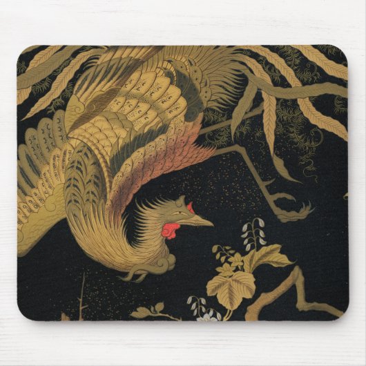 オーズリー神話のホウオウ:1884年 日本の鳳凰 マウスパッド (正面)