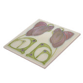 オーセンティックアールヌーボージョンバラットマジョリカフローラ タイル (側面)