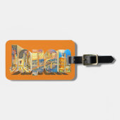 オーセンティックジャパンレトロヴィンテージスタイル ラゲッジタグ (正面横)