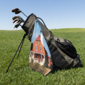 オーセーブルポイントライトハウスゴルフタオル ゴルフタオル (グリーン)