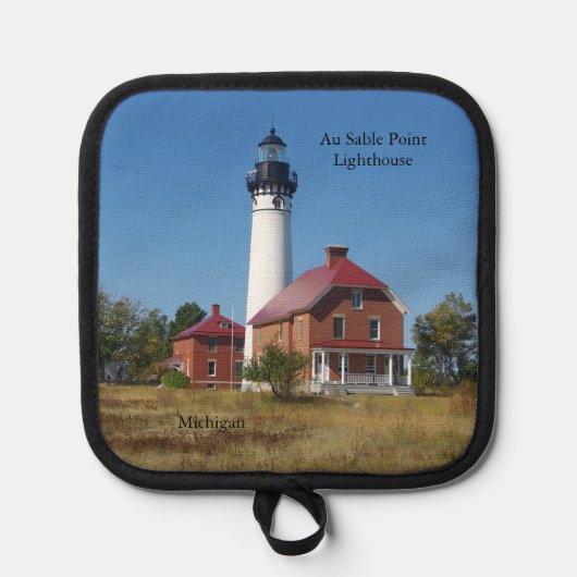 オーセーブルポイントライトハウスポットホルダー 鍋敷き (正面)