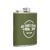 オーセーブルリバーミシガンカヤック フラスク (右)