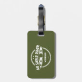 オーセーブルリバーミシガンカヤック ラゲッジタグ (裏面縦)