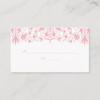 オーソドスエレガントバプテスマメッセージカード プレイスカード