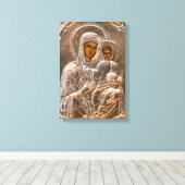 オーソドックスのアイコン キャンバスプリント (インサイチュ (ウッドフロア))