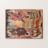 オーソドックスのキリスト教ビザンチンのアイコンを宣言 ジグソーパズル (横)