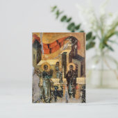 オーソドックスのキリスト教ビザンチンのアイコンを宣言 ポストカード (スタンド正面)