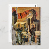 オーソドックスのキリスト教ビザンチンのアイコンを宣言 ポストカード (正面/裏面)