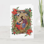 オーソドックスのクリスマスカード 招待状 (正面)