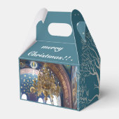 オーソドックスのクリスマス。リッチな装飾 フェイバーボックス (裏面サイド)