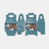 オーソドックスのクリスマス。リッチな装飾 フェイバーボックス (折り畳みなし)