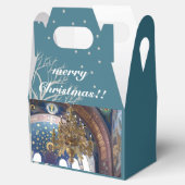 オーソドックスのクリスマス。リッチな装飾 フェイバーボックス (オープン)