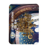 オーソドックスのクリスマス。リッチな装飾 マグネット (縦)