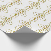 オーソドックスのクロスラッピング紙 ラッピングペーパー (角)