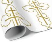 オーソドックスのクロスラッピング紙 ラッピングペーパー (ロールコーナー)