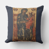 オーソドックスのLマドンナとLカトリック教会 クッション (正面)