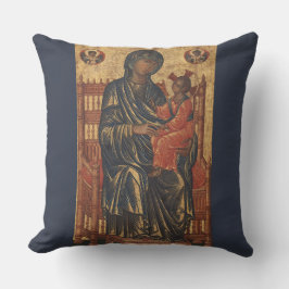 オーソドックスのLマドンナとLカトリック教会 クッション