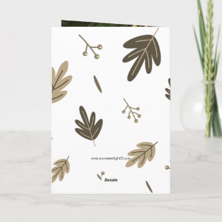 オーソドックス出生クリスマスカード シーズンカード