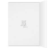 オーソドックス祝い新生児カード (内側 (左))