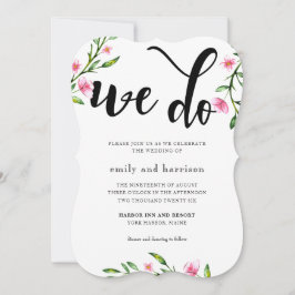 オーソラブルタイポグラフィ結婚式招待状 招待状