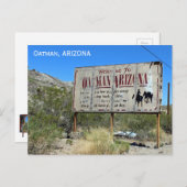 オータマンヴィンテージ看板へようこそ! ポストカード (正面/裏面)