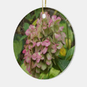 オータムアジャイア開花ウィズゴールデンホスタ葉ズ セラミックオーナメント (左)