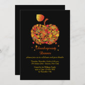 オータムアップル招待状 招待状 (正面/裏面)