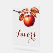 オータムアップル ブライダルシャワーフェイバーズ アクリルサイン (傾斜)