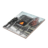 オータムアミッシュ乳母車 タイル (側面)