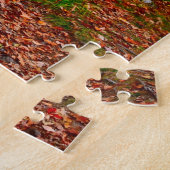 オータムウッズニューハンプシャーやる気を起こさせる引用文 ジグソーパズル (側面)