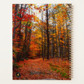 オータムウッズニューハンプシャーやる気を起こさせる引用文 プランナー手帳 (裏面)