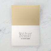 オータムウッドランド悔やみや弔慰 カード (内部)