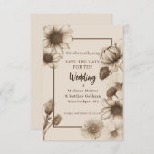 オータムエレガンスウェディング セーブザデート (正面/裏面)