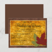 オータムエレガンス感謝祭招待状 招待状 (正面/裏面)