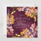 オータムエレガンス ブライダルシャワーブランシュ 招待状 (正面)