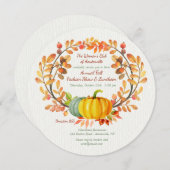 オータムエレメンツランチョン招待状 招待状 (正面/裏面)