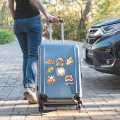 オータムエレメントステッカーシート シール (スーツケースインサイチュ)