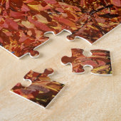 オータムオレンジツリーリーフパズル ジグソーパズル (側面)
