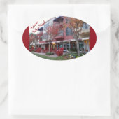 オータムオンヒルトンヘッドアイランドハーバータウンショップス 楕円形シール (バッグ)