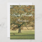 オータムオークツリーファミリー懇親会 招待状 (正面)