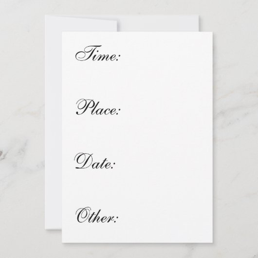 オータムオークツリーファミリー懇親会 招待状 (裏面)